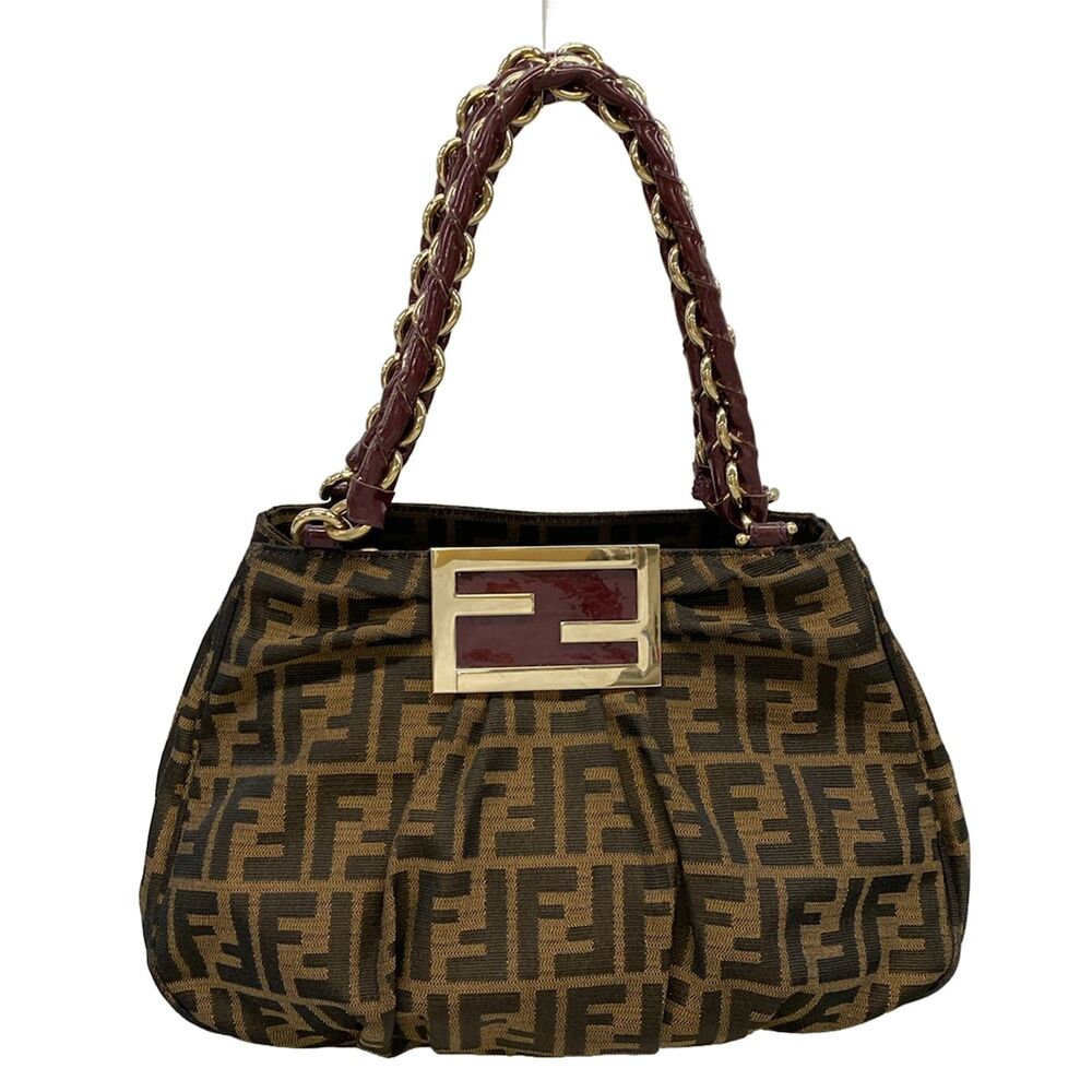 Fendi Zucca Mia Handbag 8BR615